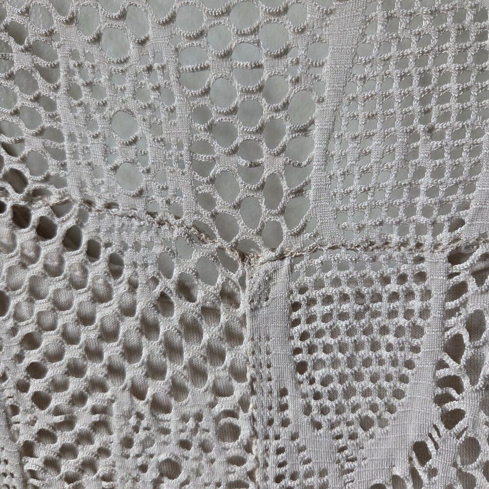 EUC AQUAVITA 2 PC TAUPE KNIT LACED 2 PC TANK TOP BEACH / SWIM ONE SIZE - Picture 5 of 15